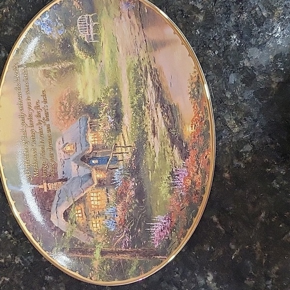 Set of 4 Thomas Kinkade's COLLECTOR'S Plates Bradford Exchange - Picture 2 of 9